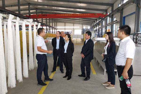 陜西航天建設(shè)集團(tuán)有限公司總經(jīng)理、黨委副書(shū)記謝明娟率隊(duì)赴遼寧一諾環(huán)保產(chǎn)業(yè)集團(tuán)開(kāi)展考察調(diào)研工作